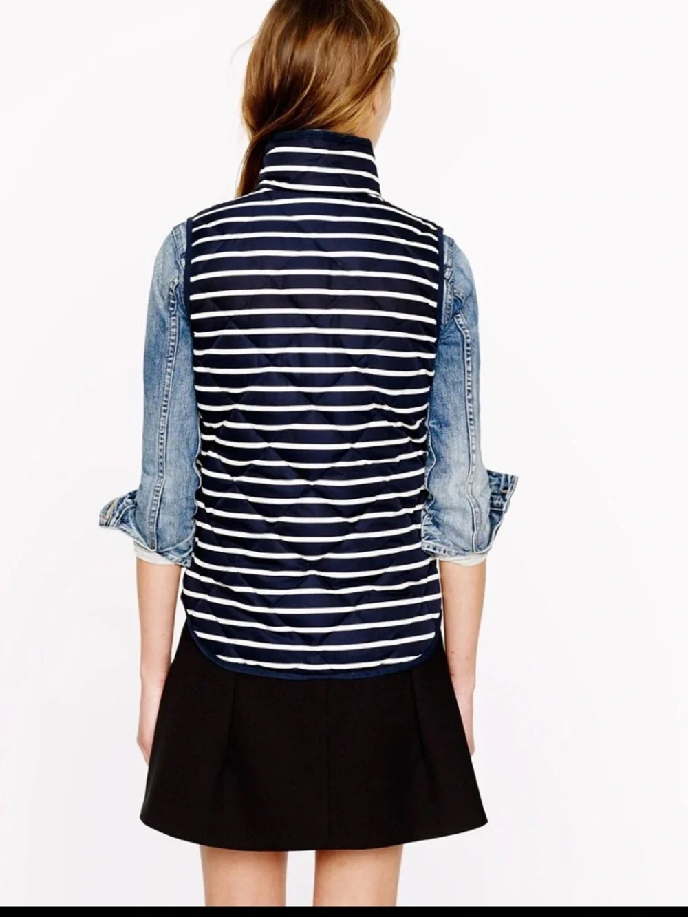 J. Crew sleeveless quilted